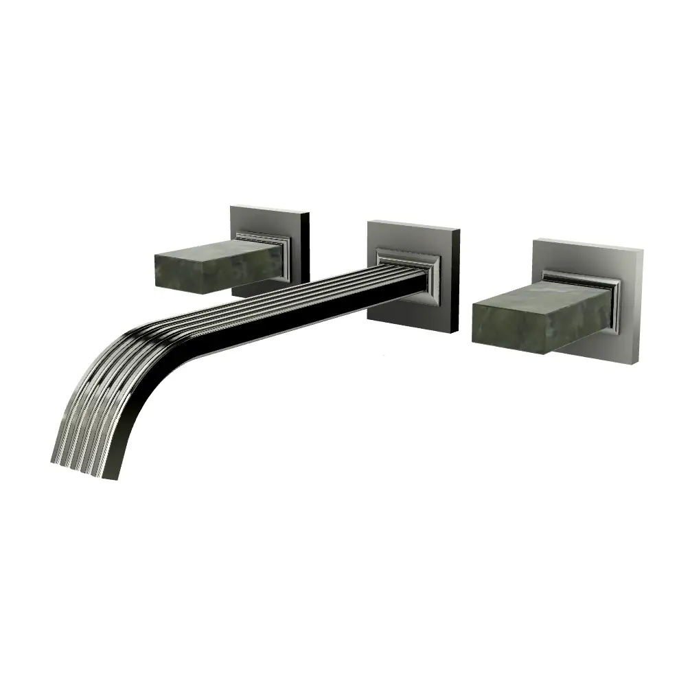 Aquabrass Tosca Wall 8" Lavatory Faucet - Trim Only by Aquabrass