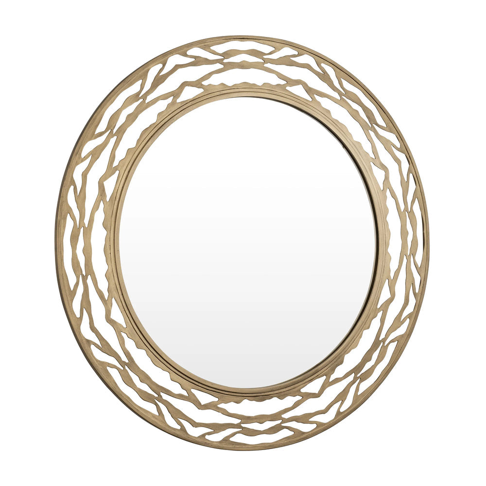 Varaluz Kato 33-in Round Mirror