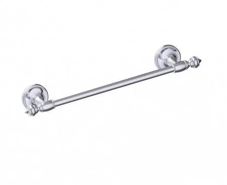 polished chrome towel bar