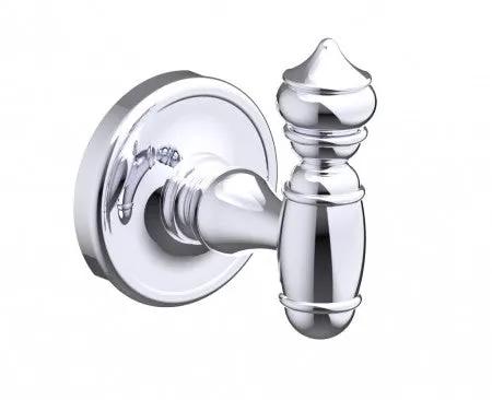 polished chrome robe hook