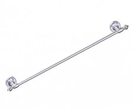 polished chrome towel bar