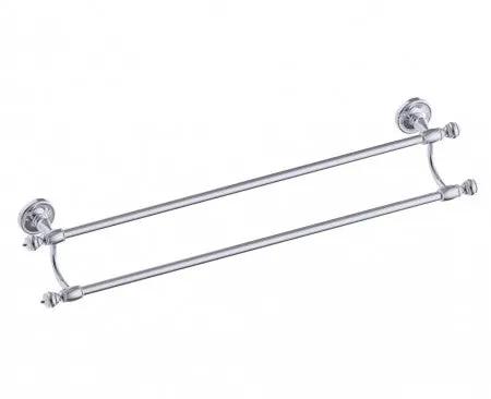 polished chrome towel bar