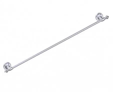 polished chrome towel bar
