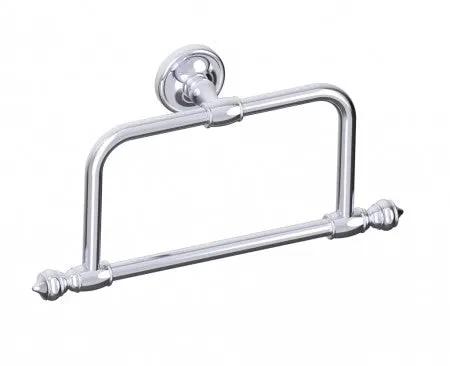 polished chrome towel ring