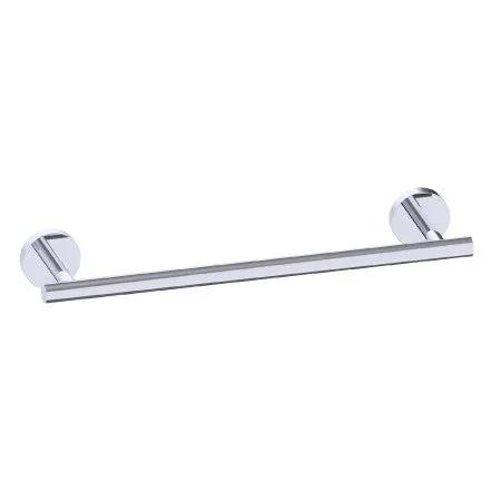 polished chrome towel bar