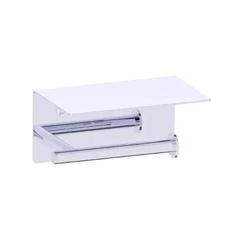 polished chrome tissue holder