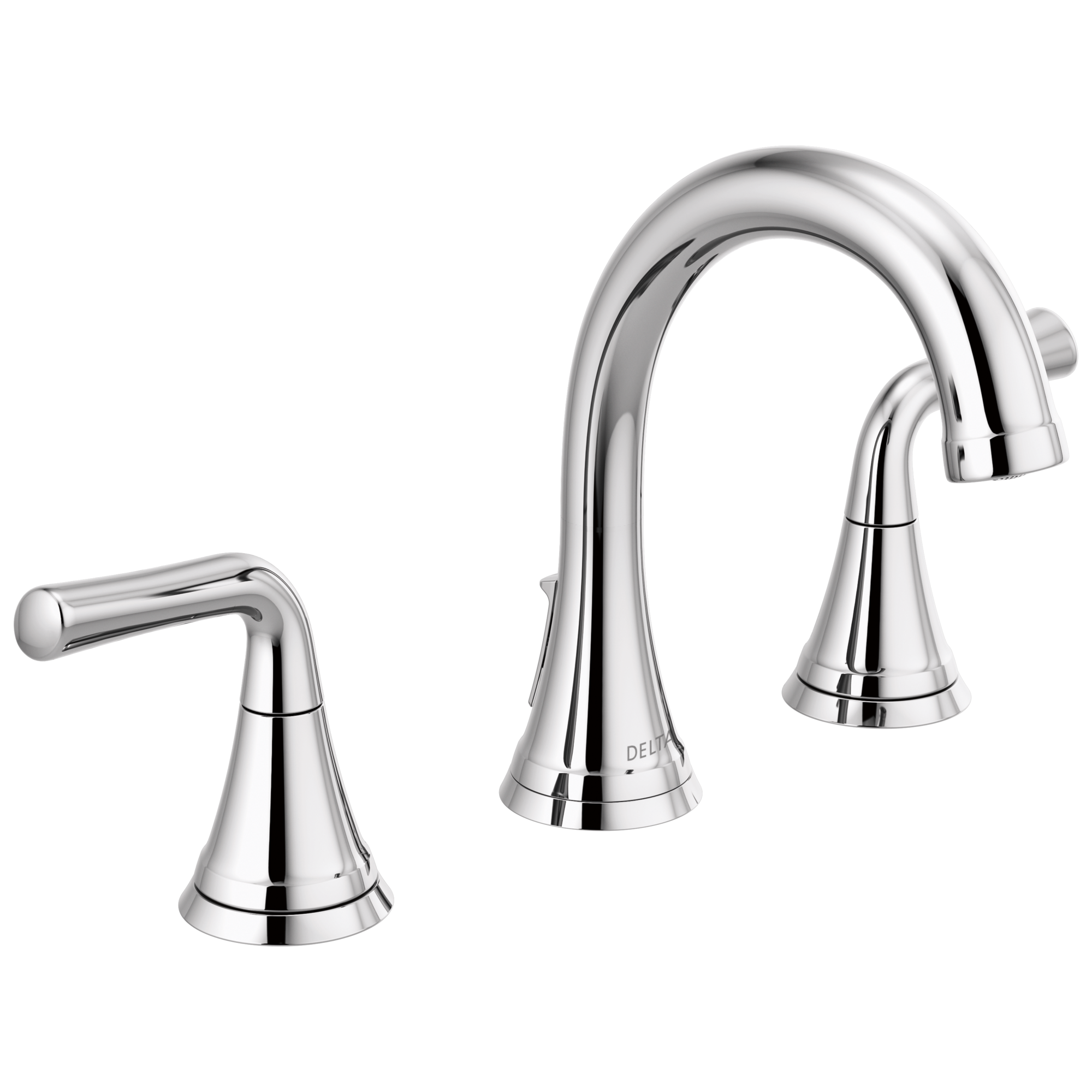 chrome bathroom faucet