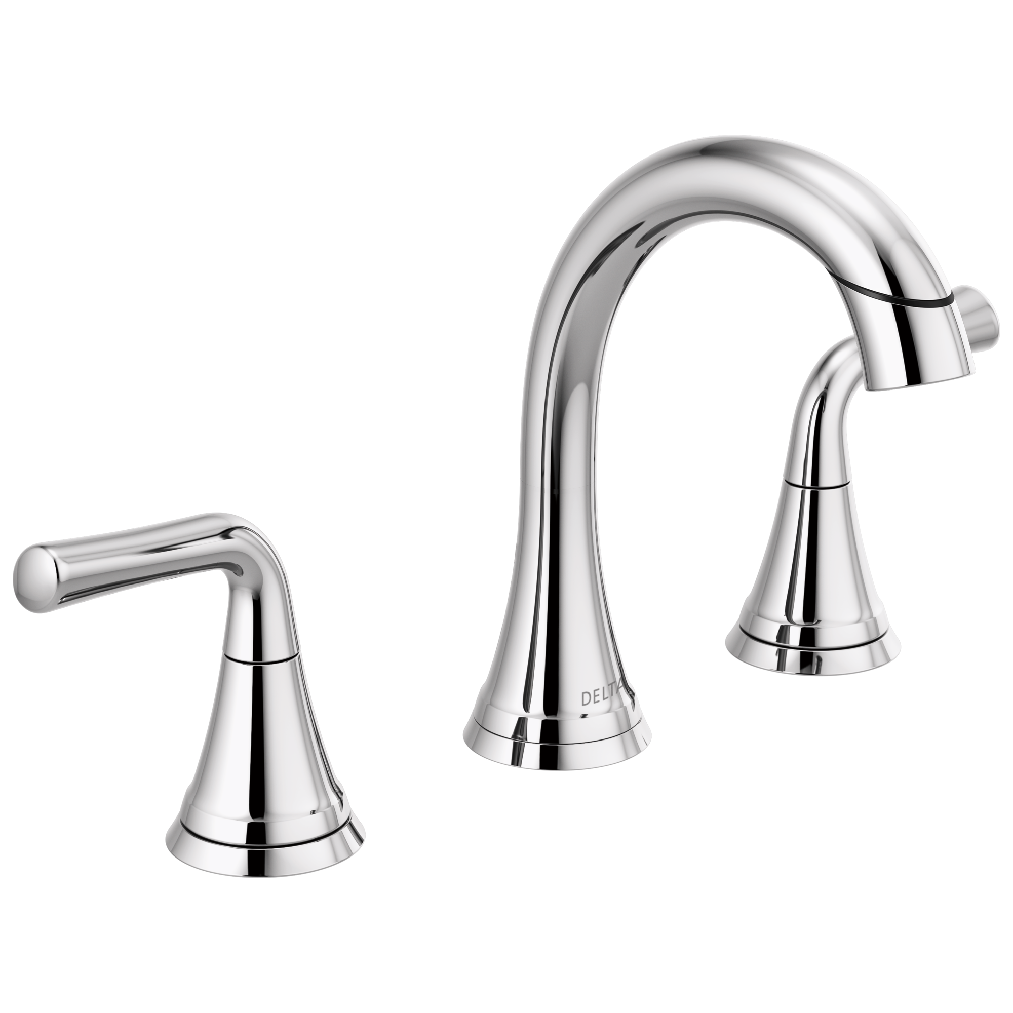 chrome bathroom faucet
