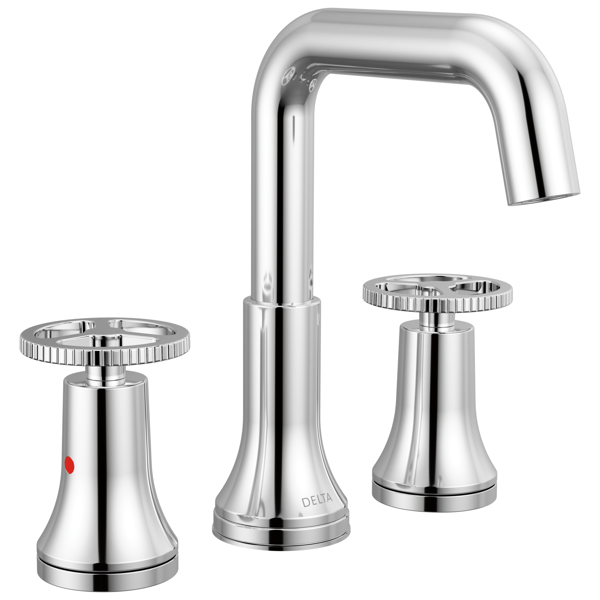 chrome bathroom faucet