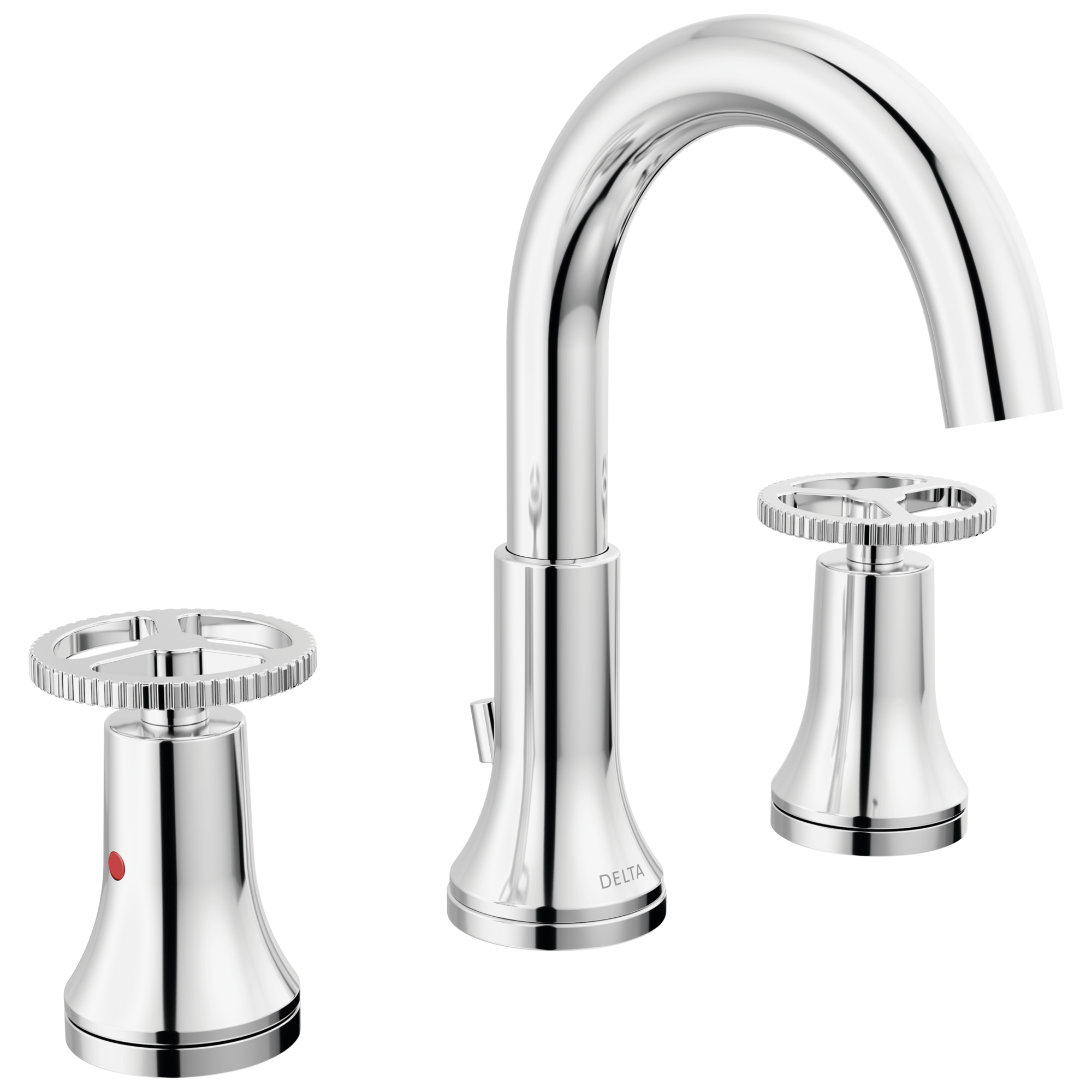 chrome bathroom faucet