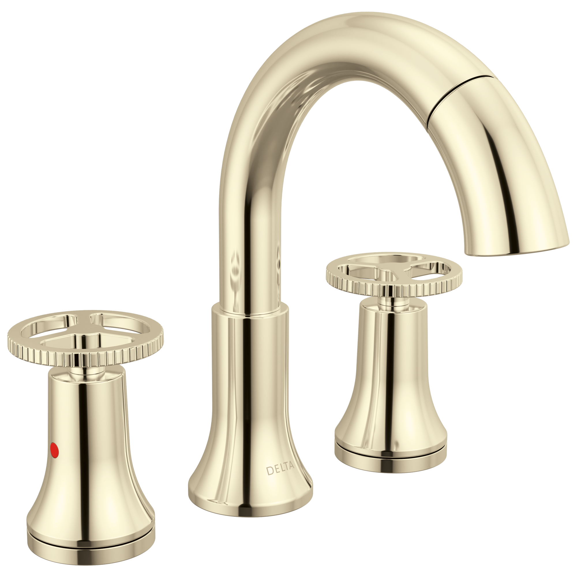 Delta Trinsic Two Handle Widespread Pull Down Bathroom Faucet by Delta