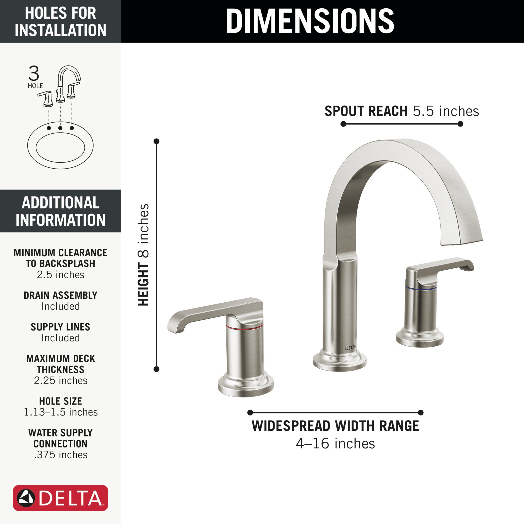 lumicoat stainless bathroom faucet