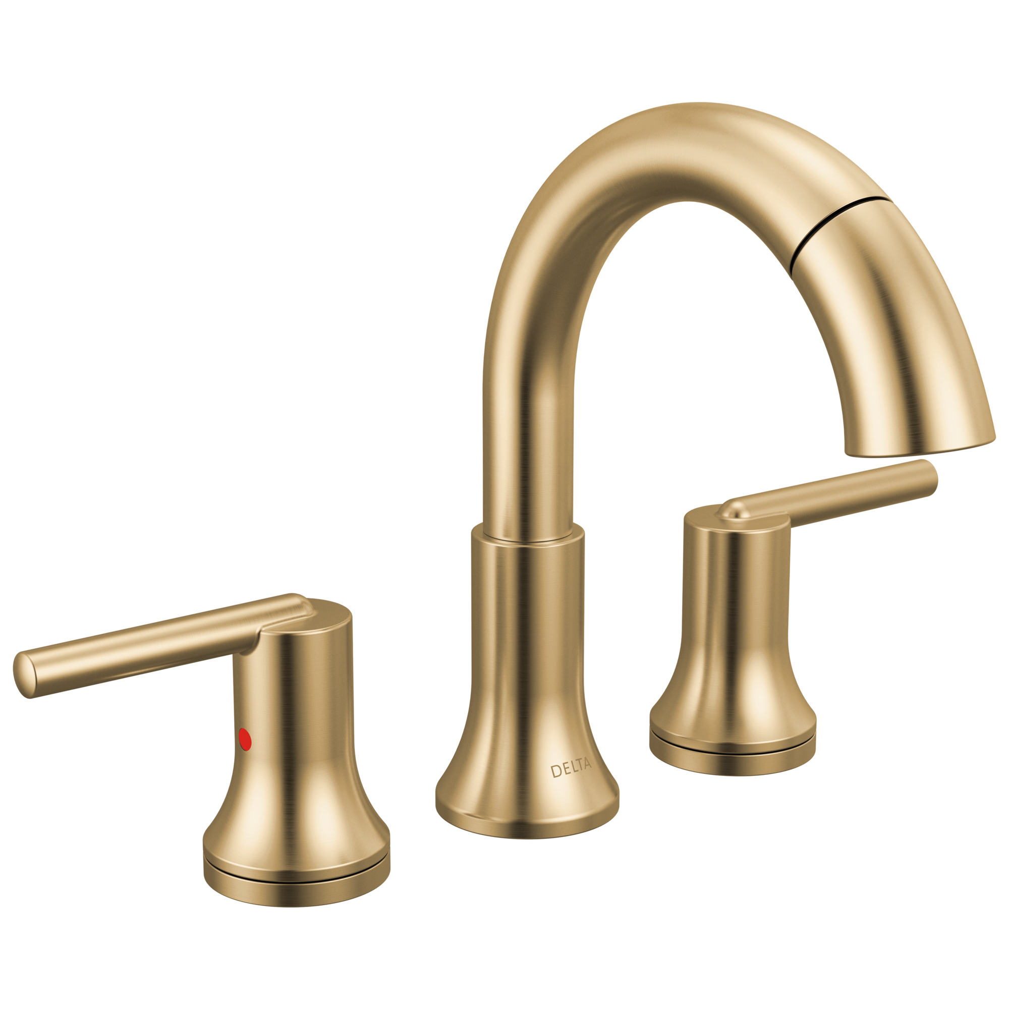 Delta Trinsic Two Handle Widespread Pull Down Bathroom Faucet by Delta