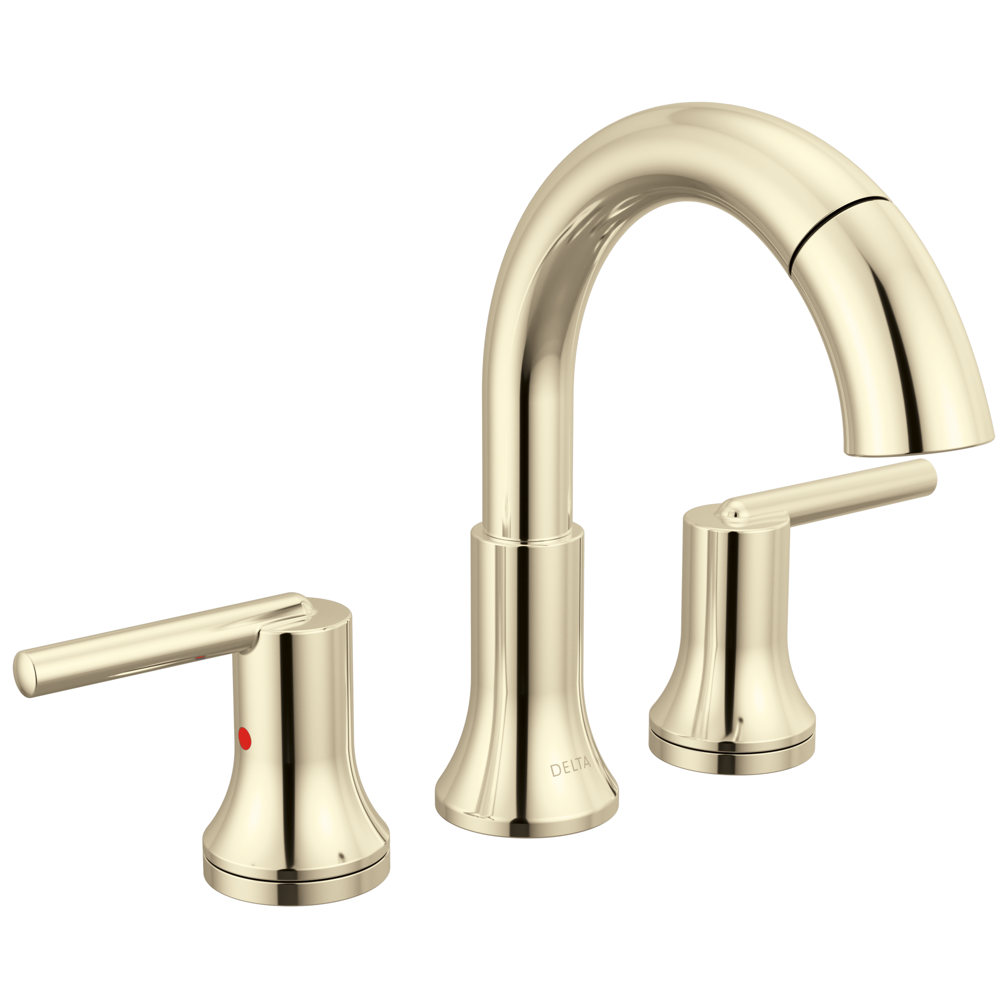 Delta Trinsic Two Handle Widespread Pull Down Bathroom Faucet by Delta