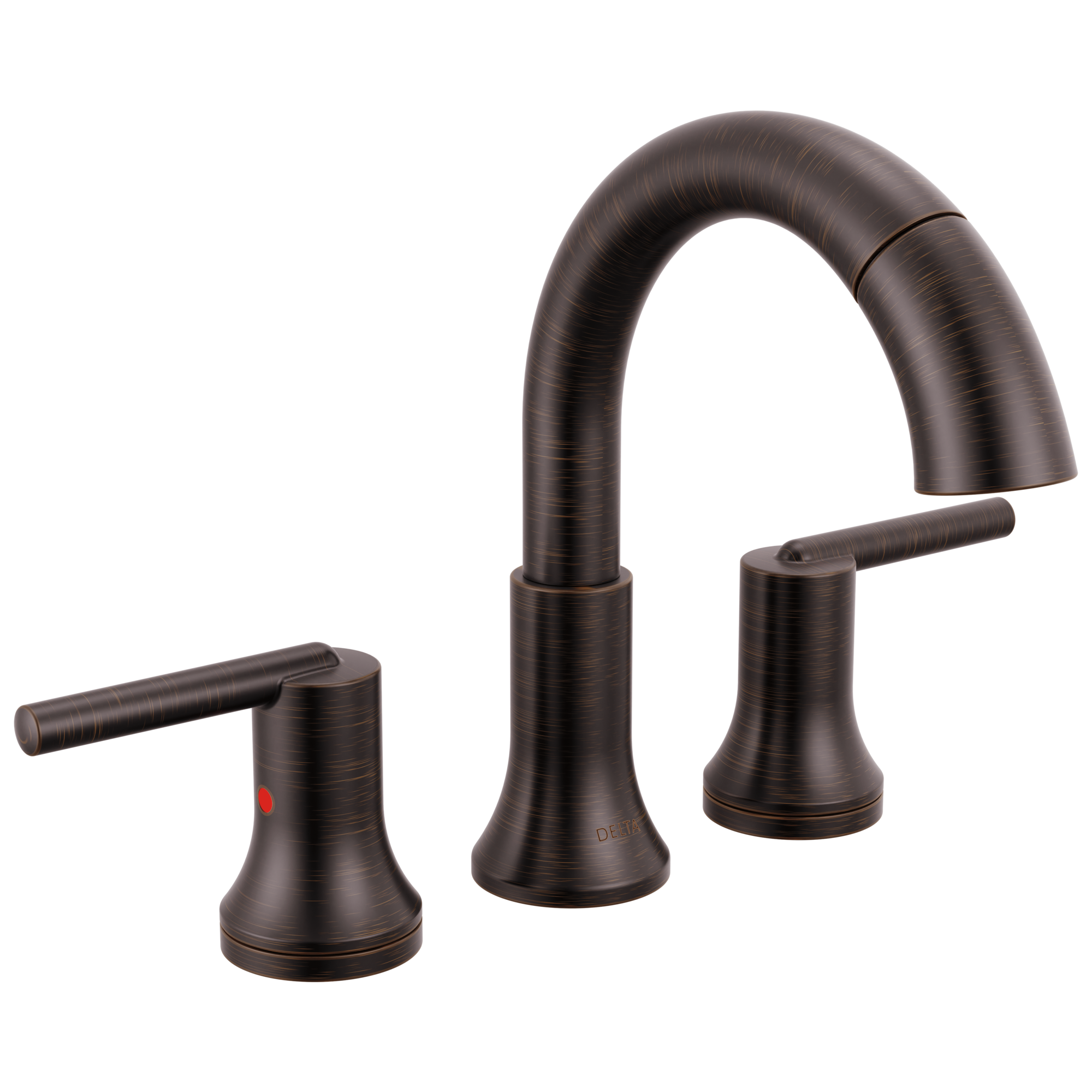 Delta Trinsic Two Handle Widespread Pull Down Bathroom Faucet by Delta