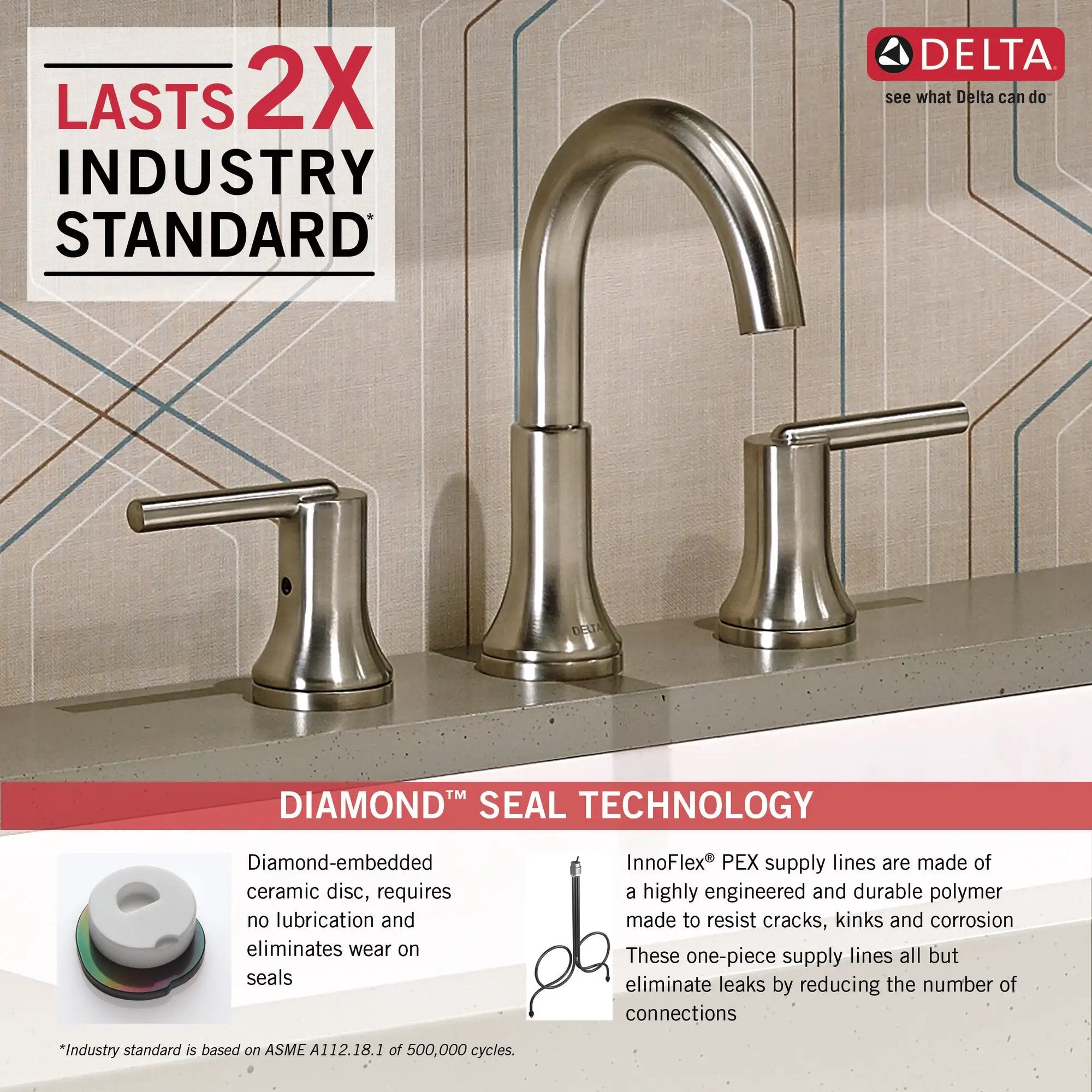 stainless bathroom faucet