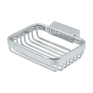 polished chrome wire basket