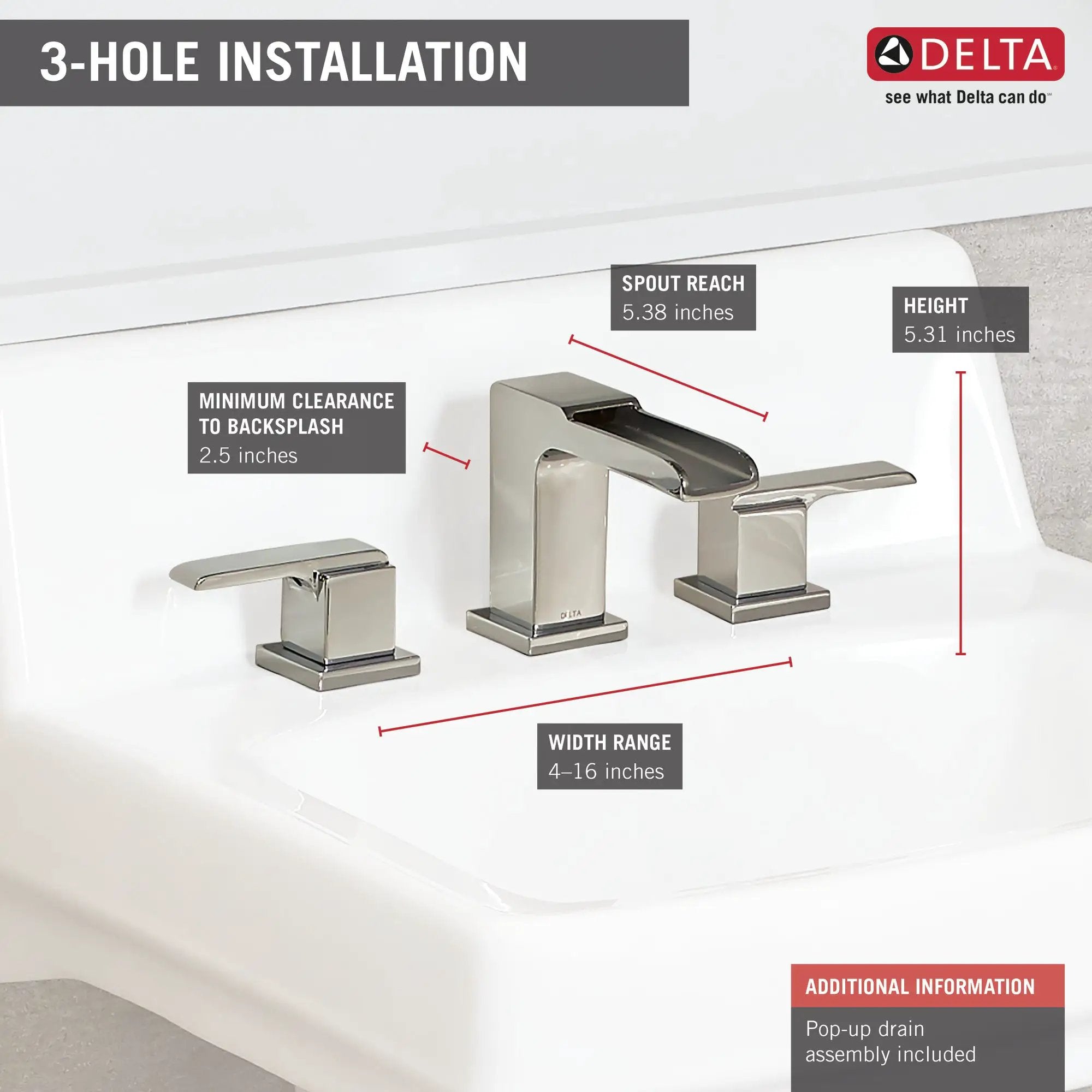 chrome bathroom faucet