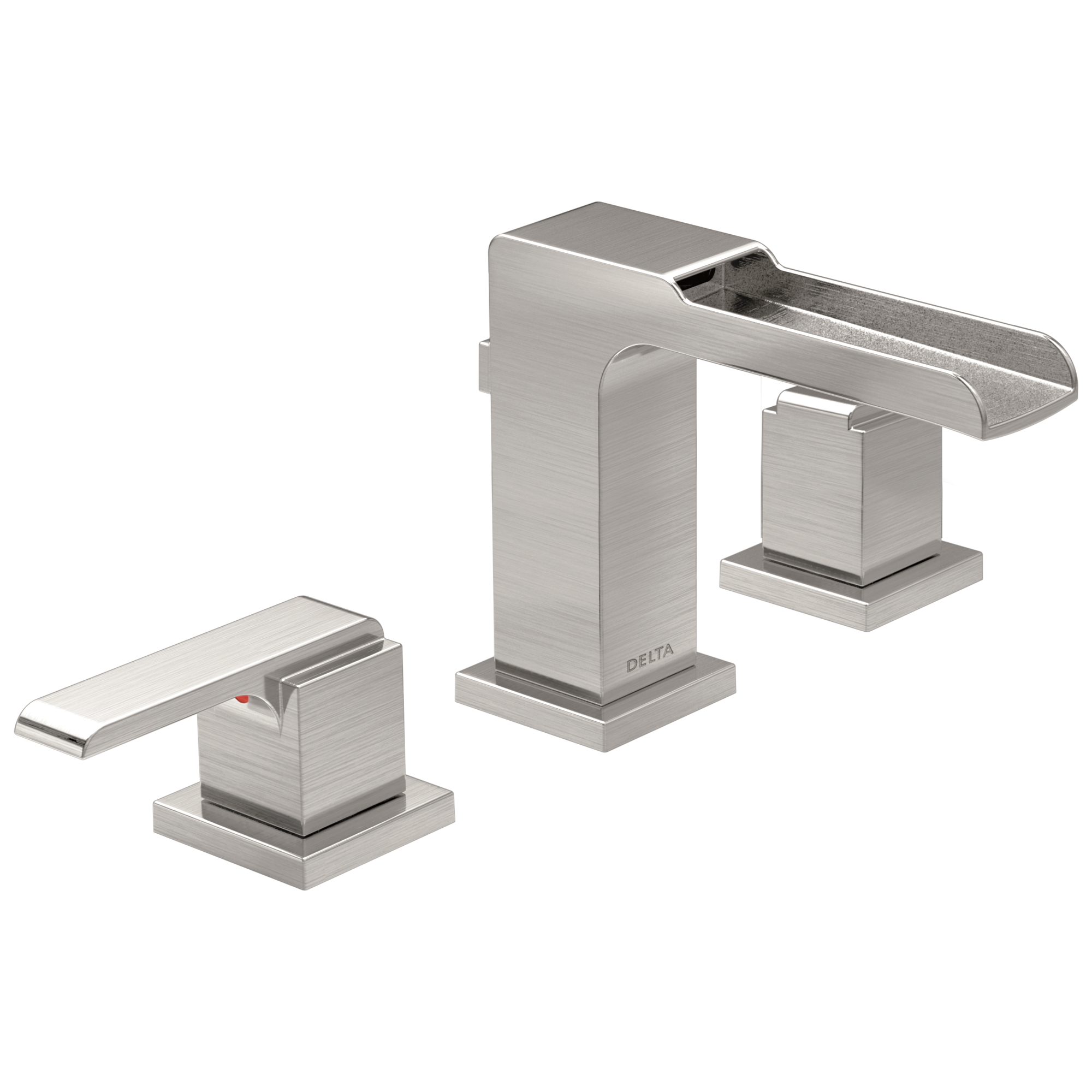 Delta Ara Two Handle Widespread Channel Bathroom Faucet by Delta