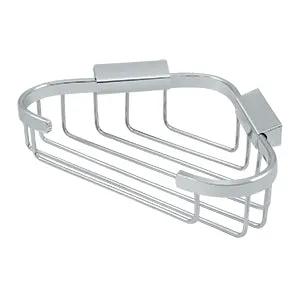 polished chrome wire basket
