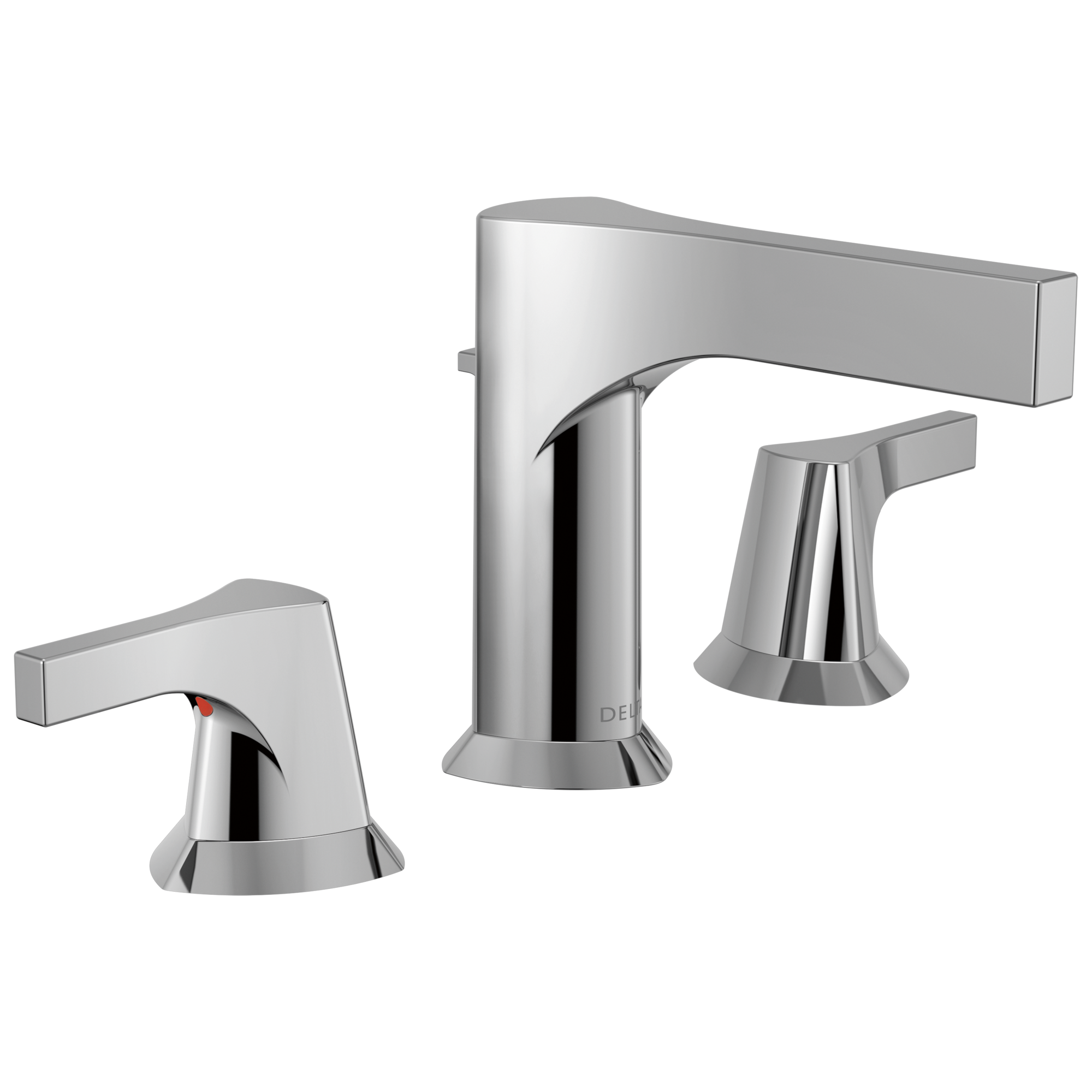 chrome bathroom faucet