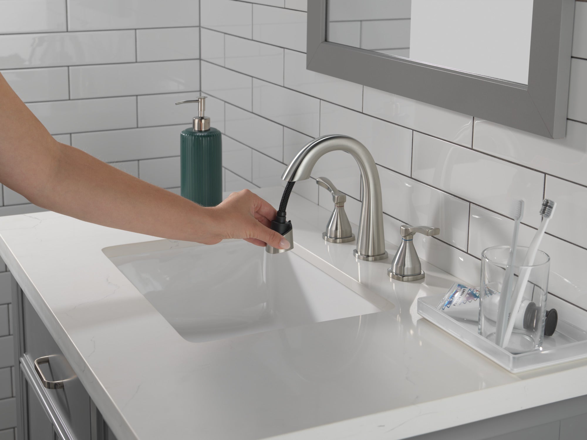 lumicoat stainless bathroom faucet