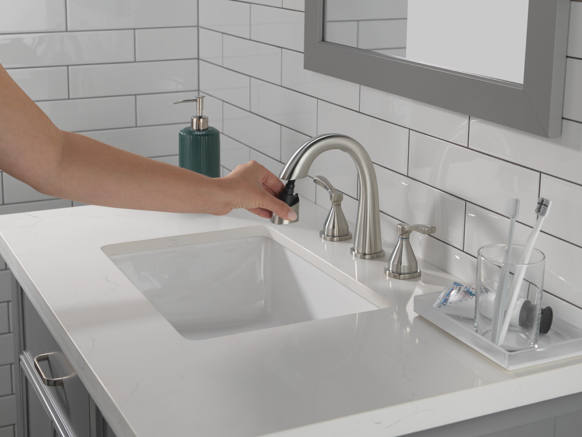 lumicoat stainless bathroom faucet
