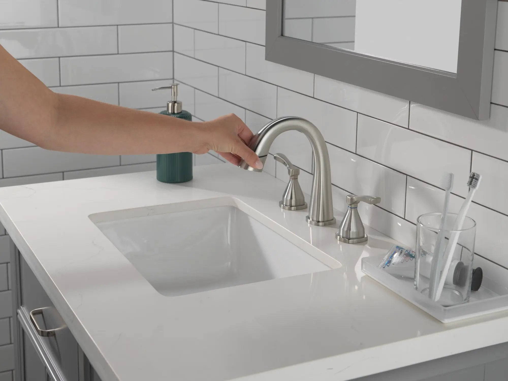 lumicoat stainless bathroom faucet