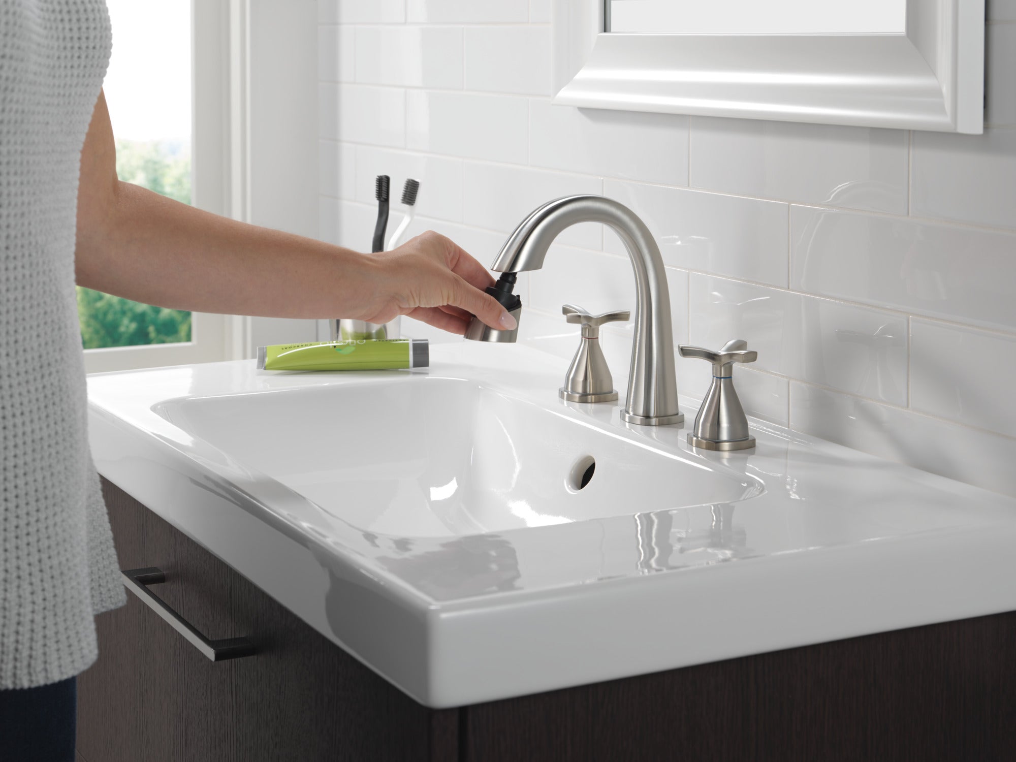 lumicoat stainless bathroom faucet