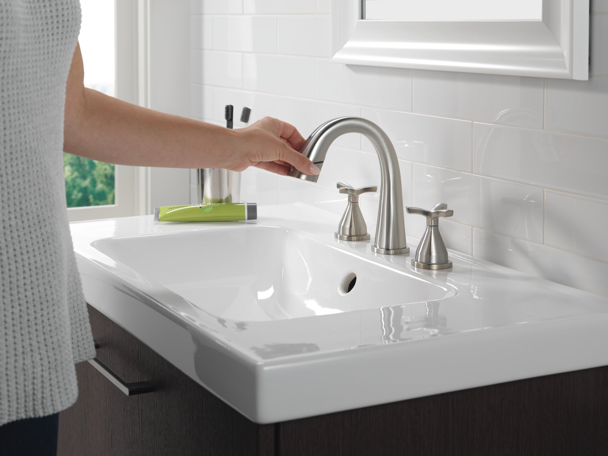 lumicoat stainless bathroom faucet