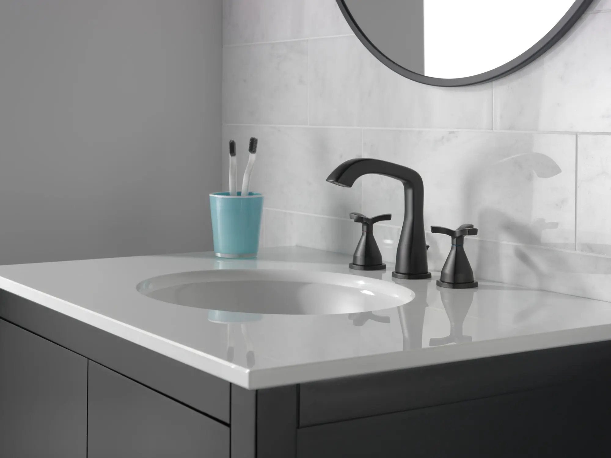 matte black bathroom faucet