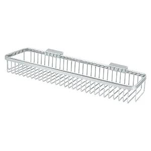 polished chrome wire basket