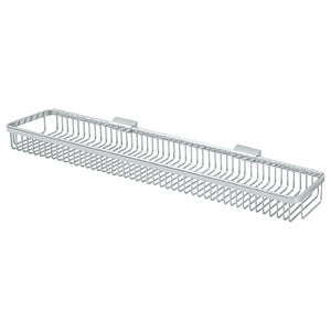 polished chrome wire basket
