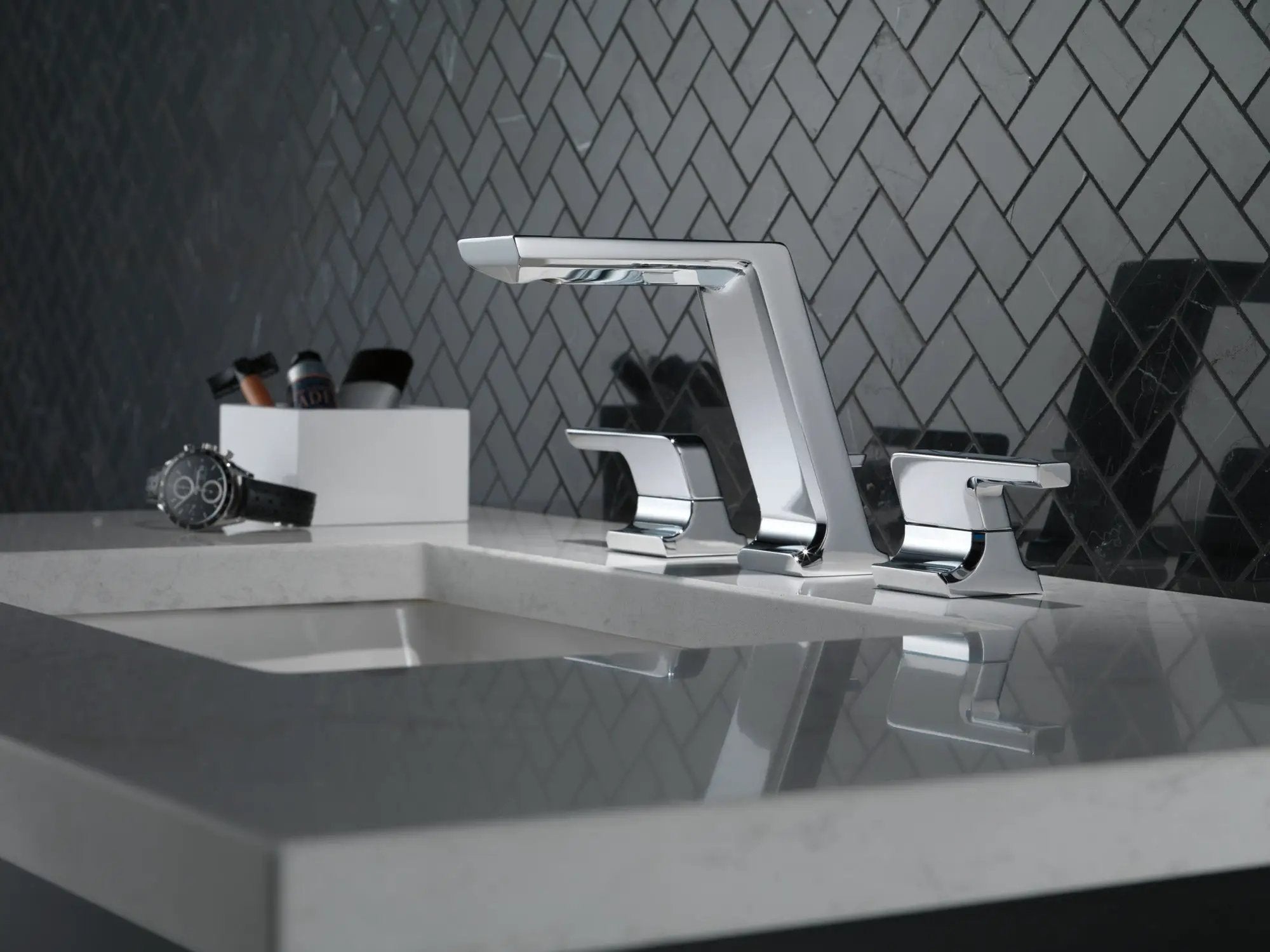 lumicoat chrome bathroom faucet