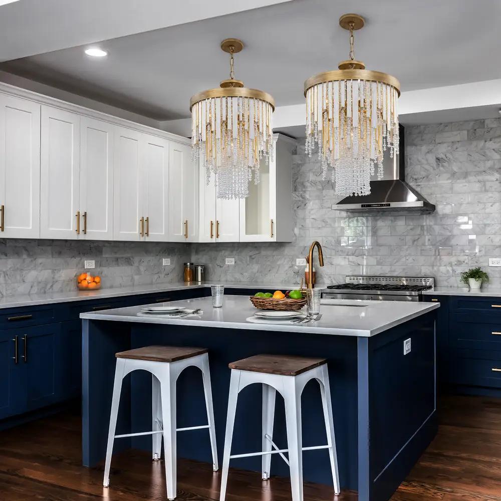 havana gold chandelier