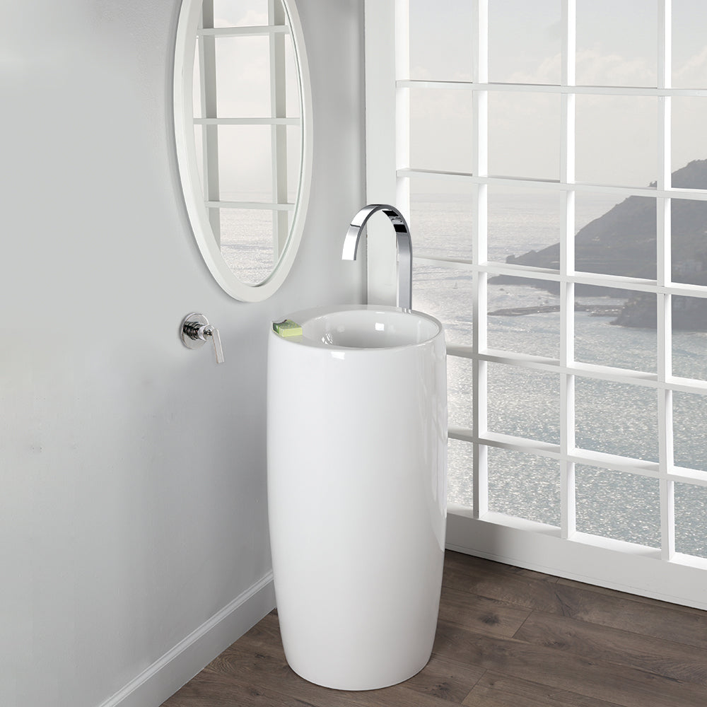 white sink