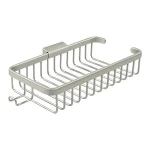 Deltana Wire Basket, 10-3/8" Rectangular, Shallow, With Hook by Deltana