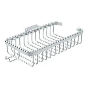 polished chrome wire basket