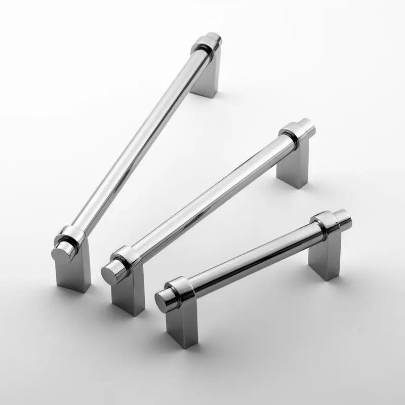 polished chrome pull grip