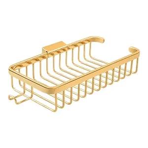 Deltana Wire Basket, 10-3/8" Rectangular, Shallow, With Hook by Deltana