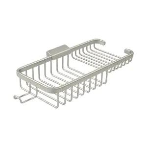 Deltana Wire Basket 10-3/8", Rectangular Deep & Shallow, With Hook by Deltana