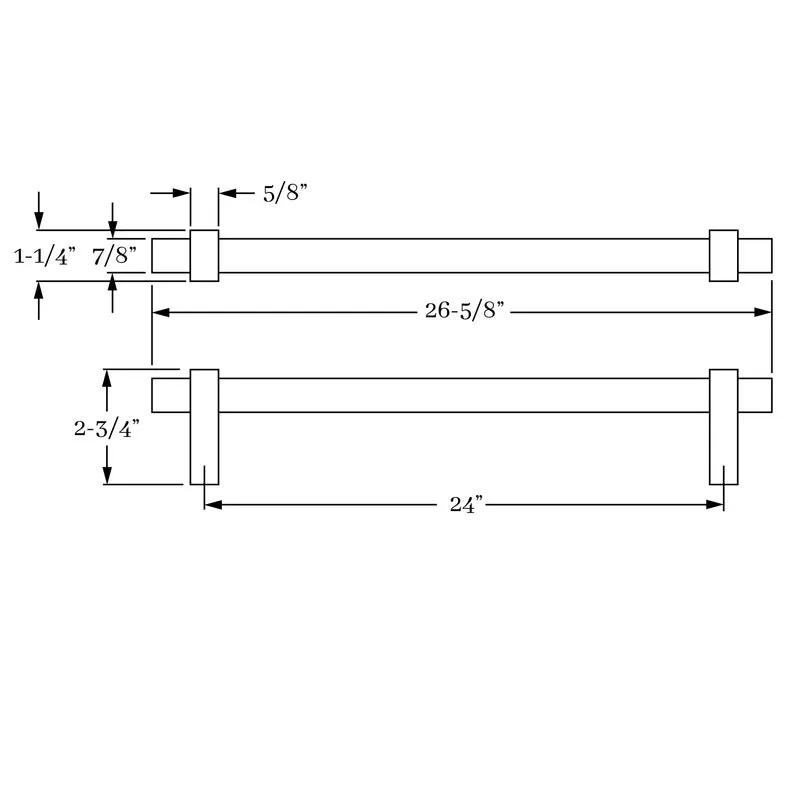 appliance pull dimension