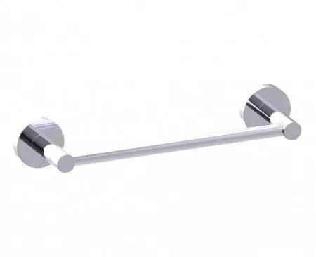 polished chrome towel bar