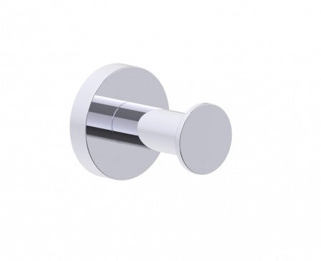 polished chrome robe hook