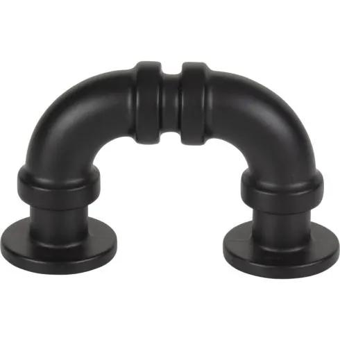 matte black finger pull