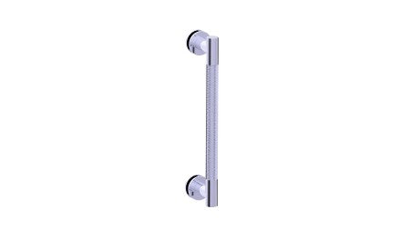 polished chrome door handle