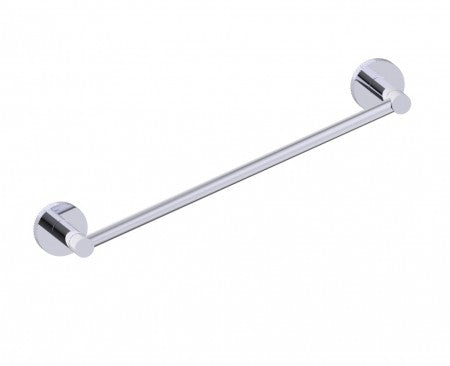 polished chrome towel bar