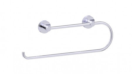 polished chrome towel paper holder