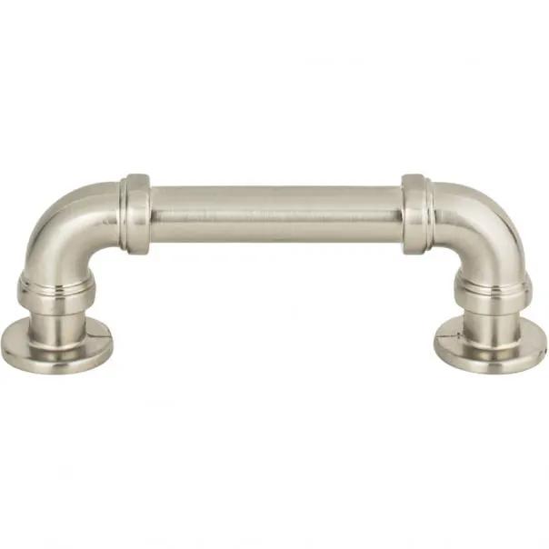 brushed nickel pull