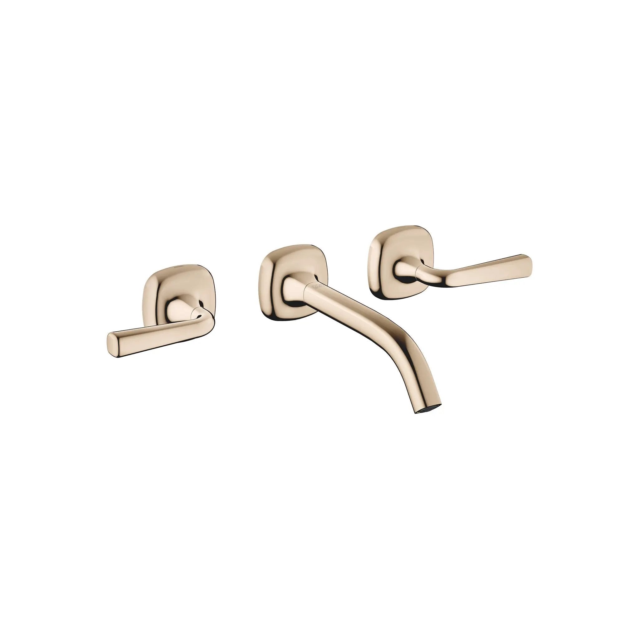 Dornbracht COYA Wall-Mounted Three-Hole Lavatory Mixer without Drain by Dornbracht